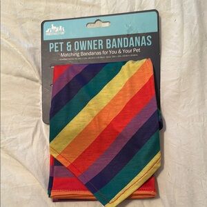 Prideful Dog and Owner Bandanas for Stylish Outings
